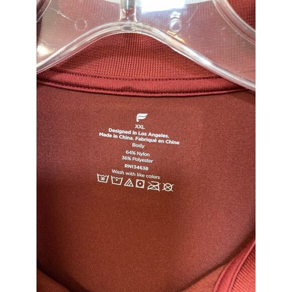 Fabletics The Training Day Polo Shirt Men’s Size XXL - Picture 3 of 6